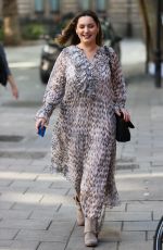 KELLY BROOK Arrives at Heart Radio in London 09/17/2020