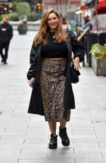 KELLY BROOK Arrives at Heart Radio in London 09/29/2020