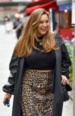 KELLY BROOK Arrives at Heart Radio in London 09/29/2020