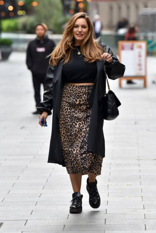 KELLY BROOK Arrives at Heart Radio in London 09/29/2020