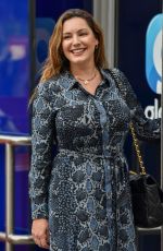 KELLY BROOK Arrives at Heart Radio Studios in London 09/11/2020