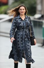 KELLY BROOK Arrives at Heart Radio Studios in London 09/11/2020
