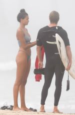 KELLY GALE in Bikini on the Beach in Santa Monica 08/06/2020
