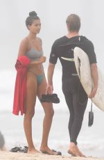 KELLY GALE in Bikini on the Beach in Santa Monica 08/06/2020