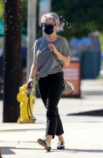 KELLY OSBOURNE Leaves Gracias Madre in West Hollywood 09/25/2020