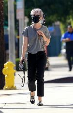 KELLY OSBOURNE Leaves Gracias Madre in West Hollywood 09/25/2020
