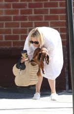 KELLY RUTHERFORD Out with Her Dog in Beverly Hills 09/07/2020