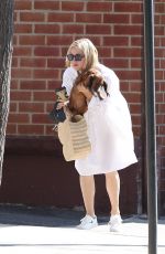 KELLY RUTHERFORD Out with Her Dog in Beverly Hills 09/07/2020