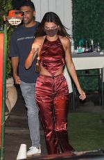 KENDALL JENNER and Devin Booker Night Out in Santa Monica 09/4/2020