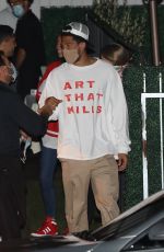 KENDALL JENNER and Devin Booker Night Out in Santa Monica 09/4/2020