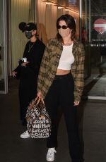 KENDALL JENNER and HAILEY BIEBER Arrives at Milan Fashion Week 09/25/2020