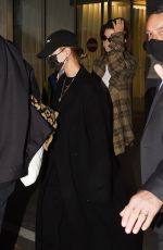 KENDALL JENNER and HAILEY BIEBER Arrives at Milan Fashion Week 09/25/2020