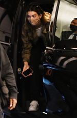 KENDALL JENNER and HAILEY BIEBER Arrives at Milan Fashion Week 09/25/2020
