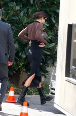 KENDALL JENNER Arrives at Versace Photoshoot in Milan 09/27/2020