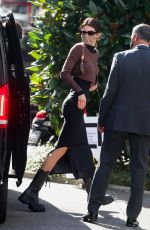 KENDALL JENNER Arrives at Versace Photoshoot in Milan 09/27/2020