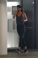 KENDALL JENNER in Tights Leaves an Office in Los Angeles 09/03/2020