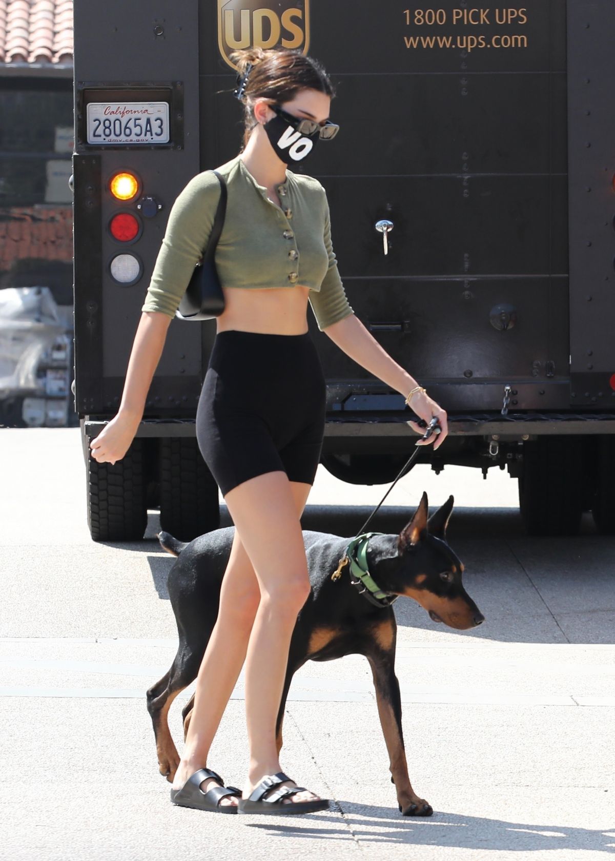 KENDALL JENNER in Tights Out with Her Dog in Malibu 09/23/2020 – HawtCelebs