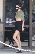 KENDALL JENNER in Tights Out with Her Dog in Malibu 09/23/2020