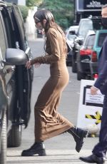 KENDALL JENNER Leaves Versace Fitting in Milan 09/26/2020