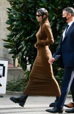 KENDALL JENNER Leaves Versace Fitting in Milan 09/26/2020
