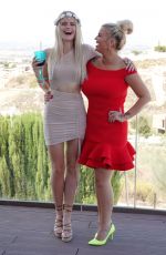KERRY KATONA and LILLY-SUE MCFADDEN on Holiday in Spain 08/31/2020