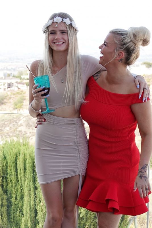 KERRY KATONA and LILLY-SUE MCFADDEN on Holiday in Spain 08/31/2020