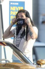 KESHA SEBERT at a Gas Station in Los Angeles 09/04/2020