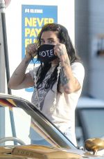 KESHA SEBERT at a Gas Station in Los Angeles 09/04/2020
