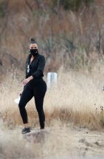 KHLOE KARDASHIAN and Tristan Thompson on the Set of KUWTK in Malibu Hills 09/02/2020