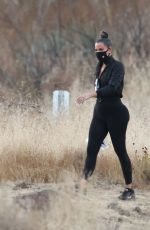 KHLOE KARDASHIAN and Tristan Thompson on the Set of KUWTK in Malibu Hills 09/02/2020