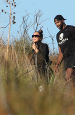 KHLOE KARDASHIAN and Tristan Thompson on the Set of KUWTK in Malibu Hills 09/02/2020