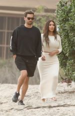 KIM and KHLOE KARDASHIAN and Scott Disick on the Set of KUWTK on the Beach in Malibu 09/11/2020