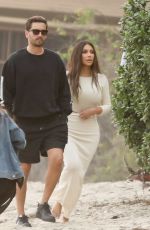 KIM and KHLOE KARDASHIAN and Scott Disick on the Set of KUWTK on the Beach in Malibu 09/11/2020