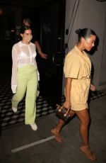 KOURTNEY KARDASHIAN and ADDISON RAE at Craig