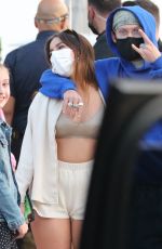 KOURTNEY KARDASHIAN and ADDISON RAE at Nobu in Malibu 09/26/2020