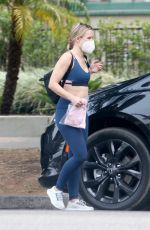 KRISTEN BELL in Tights Out in Los Feliz 09/11/2020