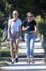 KRISTEN STEWART and DLAN MEYER Out in Los Feliz 09/06/2020