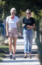 KRISTEN STEWART and DLAN MEYER Out in Los Feliz 09/06/2020