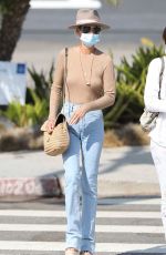 LAETICIA HALLYDAY in Denim Out and About in Malibu 09/24/2020
