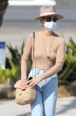 LAETICIA HALLYDAY in Denim Out and About in Malibu 09/24/2020