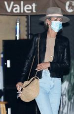 LAETICIA HALLYDAY Out for Dinner at Nobu in Malibu 09/24/2020