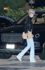 LAETICIA HALLYDAY Out for Dinner at Nobu in Malibu 09/24/2020