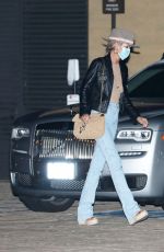 LAETICIA HALLYDAY Out for Dinner at Nobu in Malibu 09/24/2020