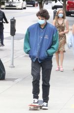LANA CONDOR and Noah Centineo Out for Dinner in Vancouver 08/31/2020
