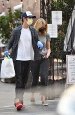 LAURA DERN at Brentwood Country Mart 09/06/2020