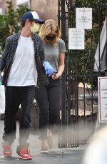 LAURA DERN at Brentwood Country Mart 09/06/2020