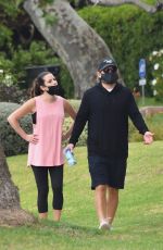 LEA MICHELE and Zandy Reich in Santa Monica 09/08/2020