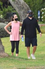 LEA MICHELE and Zandy Reich in Santa Monica 09/08/2020