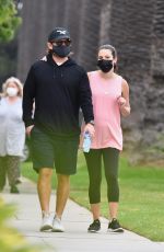 LEA MICHELE and Zandy Reich in Santa Monica 09/08/2020