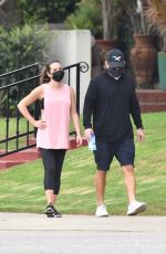 LEA MICHELE and Zandy Reich in Santa Monica 09/08/2020